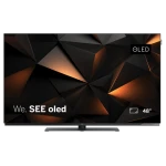 Loewe We. See 48 OLED 4K OLED voorkant scherm aan