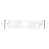 Bose Omnijewel C Channel Wall Bracket White