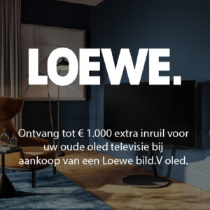 Ontvang tot € 1.000 extra inruil voor uw oude OLED-televisie bij aankoop van een Loewe bild.V