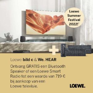 Loewe Summer Festival 2022! Hoge kortingen en gratis cadeaus tijdens deze LOEWE zomer!