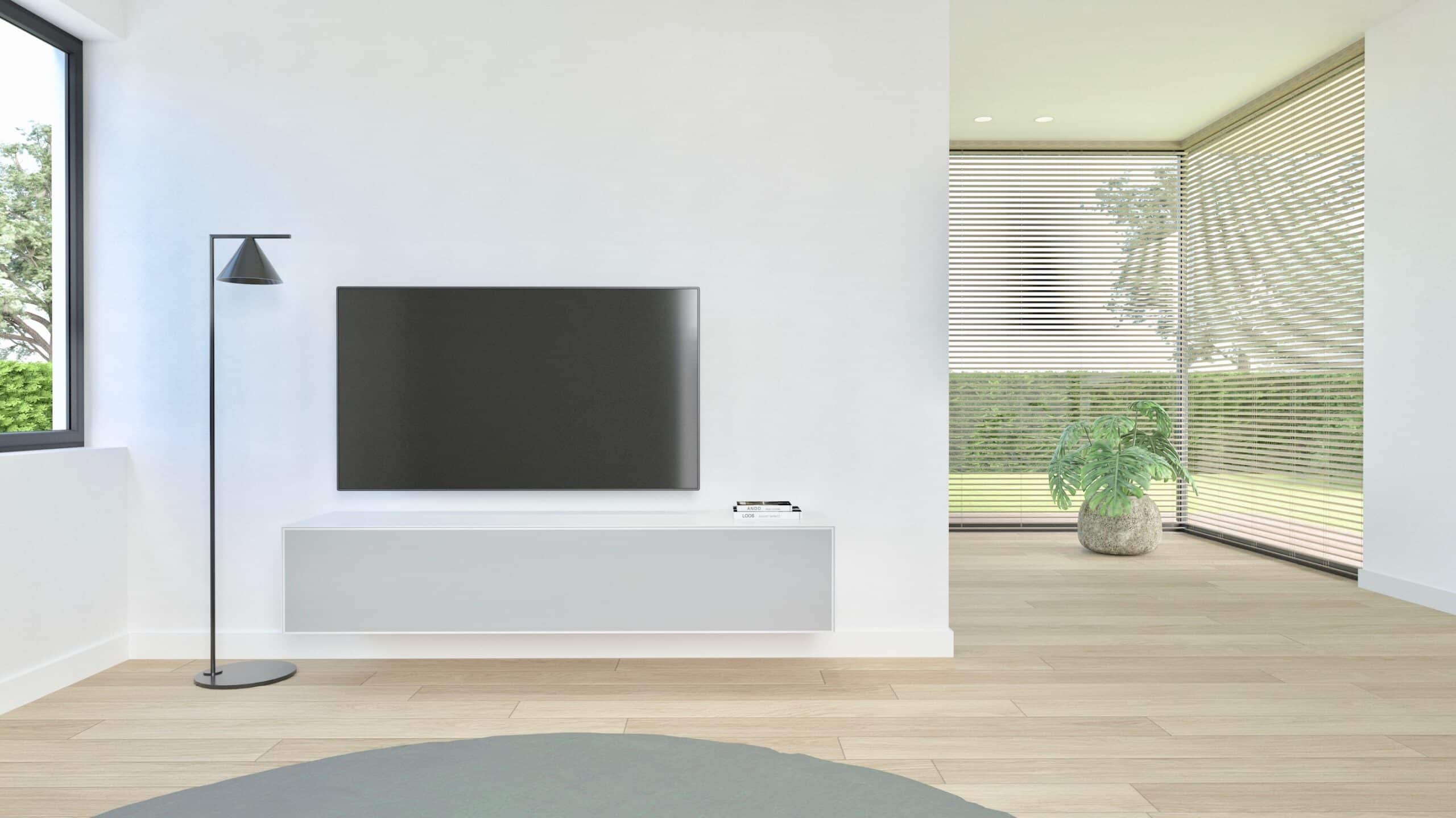 <p>TV Meubel met akoestisch paneel</p>