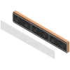 Garvan Acoustic Aria Soundbar In-Wall | KR3316